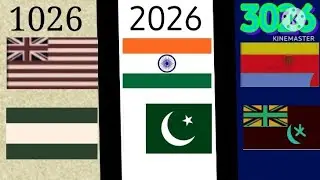 India VS Pakistan flag history
