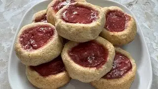 Bamboo Fiber Strawberry Thumbprint Sugar Cookies Recipe &ndash; Keto, Low Net Carb And Gluten Free