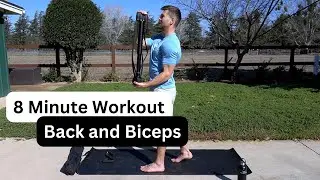 8-Minute Back & Biceps Workout | Isometric + Slow Reps for Strength & Definition