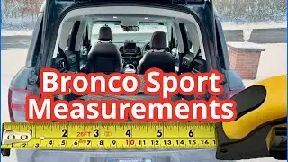 BRONCO SPORT CABIN MEASUREMENTS for CAMPING