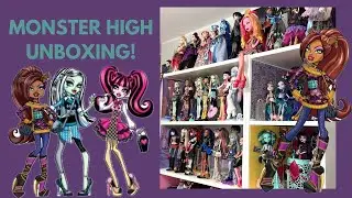 Unboxing LALKI MONSTER HIGH! - Clawdeen Wolf, School's Out😍🐺💜 + kolekcja moich lalek z tej serii💛
