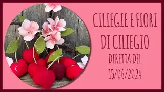 CILIEGIE E FIORI DI CILIEGIO - DIRETTA DEL 15/06/2024