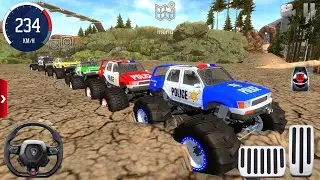 Juegos De Carros Police Monster Truck Impossible Driver Car Extreme Racing For Android Mud Gameplay