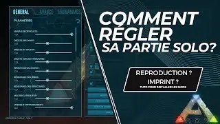 Tuto ARK  - Comment bien régler sa partie solo! -