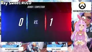 Jugando Overwatch y Alice M. Con Leia uwu