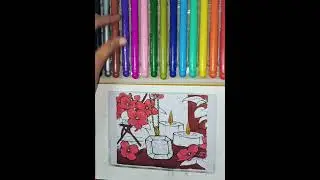 Day 22/30 satisfying colouring videos #trending #youtube #viral #art #craft #satisfying #new 