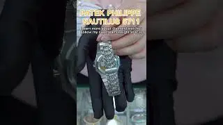 Exquisite Patek Philippe Nautilus 5711White Gold Sportsman Watch with Natural Diamonds#icedoutwatch