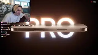 xQc Shocked by iPhone 16 Pro Reveal