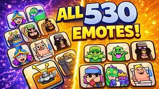 ALL 530 Clash Royale Emotes – Every Emote Released So Far (Dec 25, 2025)