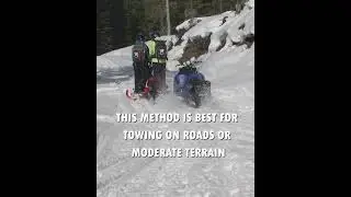 How To TOW a Snowmobile Part 1