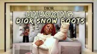 DIOR WINTER SNOW BOOTS UNBOXING | LUXURY UNBOXING | LUXURY BOOTS