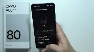 OPPO A80 5G: Disable Emergency SOS Call