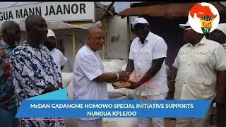 MC DAN GADANGME HOMOWO INITIATIVES DONATE TO SUPPORT NUNGUA KPLEJOO, 2024.