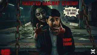 Haunted Railway Station ☠️🚂 || Horror Railway Station on kolkata || Ghost Station ||