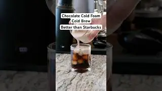 Chocolate Cold Foam Cold Brew - Better than Starbucks - Perfect Summer Iced Coffee #coldbrew #coffee