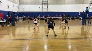 Zona vs Valley Heat 14 Orange, Championship #1, Jan 10, L 13-25, 22-25. set 1