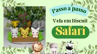 Passo a Passo Vela Safari em Biscuit | Simples e f&aacute;cil