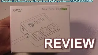Smart Power Strip Alexa Google USB Charging by Gosund Review and SETUP