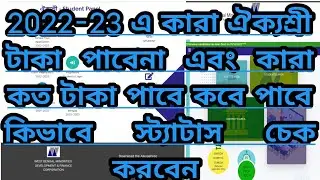 Aikyashree Big update in 2022-23 Session, kobe taka paben and kivabe application Status dekhben