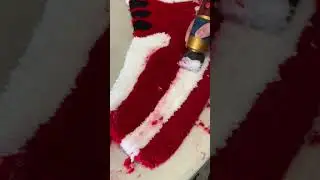 Satisfying rug shaving 👟 #Shorts #ad #satisfying