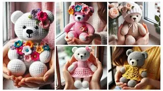 🩷 Невероятные Идеи милых МИШЕК АМИГУРУМИ #мишкаамигуруми #мишкакрючком #игрушкаамигуруми