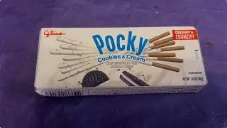 Pocky cookies and cream review