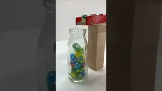 Marble Run ASMR ☆ HABA Wave Slope & Rattling Slope, milk bottle #shorts #marblerun @marblerunone