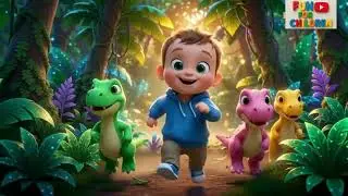 Dino Dance Song for Kids | Cute Dancing Dinosaurs