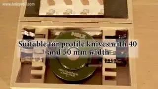 Universal milling set, Profile cutter FW02 for cutting profiles and counter cutting