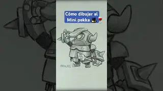 C&oacute;mo dibujar al Mini Pekka 🍷🎩 #dibujo #clashroyale