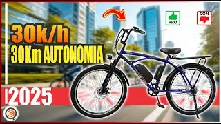 Melhor Bicicleta El&eacute;trica Barata 2025: Moskito 350W - Perfeita para Trabalho e Lazer!