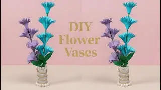 DIY Paper Flower Room Decor 🌸 | Beautiful Handmade Table Flowers for Home