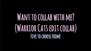 Warriors Edit Collab Call (OPEN)