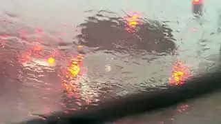 Heavy raining 🌧️ 🌈 Kansas City Kansas/Hoodtime/4K vedio