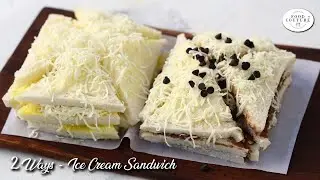 Ice Cream Sandwich Recipe | Best of Ahmedabad's Manekchowk | Famous Street Food Sandwich