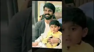 SUPERSTAR RAMCHARAN WITH HIS CHILDREN #Cute #Shorts #Ramcharan
