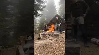Поход на Большой Тхач. Часть 3. &laquo;Таймлапс: обед у костра в лесной глуши&raquo;