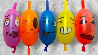 Making Slime With Transparent Balloons - Relaxing Sound -Satisfying Slime - NO EDITING VIDEO #1465