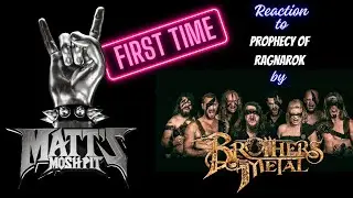 Prophecy of Ragnarok by Brothers of Metal FIRST TIME Reaction!!!