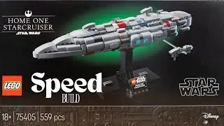 Speed Build – LEGO Star Wars Home One Starcruiser (75405)