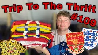 HUGE FOOTBALL SHIRT HAUL!! Trip To The Thrift #109
