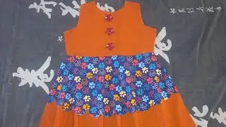 Fashion dress, cut and stitch  4-5yrs.