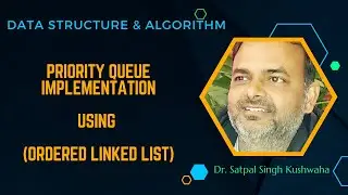 Priority Queue Implementation using Ordered Linked List