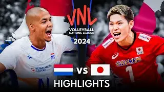 🇯🇵 JAPAN vs NETHERLANDS 🇳🇱 | Highlights | Men's VNL 2024