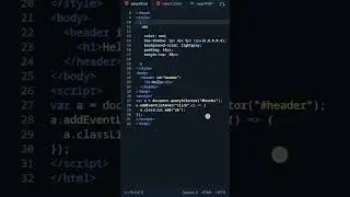 add class using js||#shorts