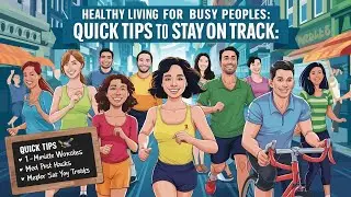 Healthy Living for Busy People: Quick Tips to Stay on Track