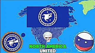 What If North America United into a single country 😳🤯 | CountryBall | #countryballs #whatif #america