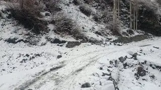 Today in Chitral First snowfall of the new year 02/01/2025