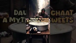 Rare street food INDIA! Winter Sweet ! Cute Panda Eats Special streetfood ☁️ #shorts