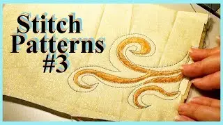 And 8 More Stitch Patterns for Creative Sewing (SP#3) | Wall Flowers Supplement | Zazu's Tutorials
